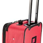 Rockland Fashion Softside Upright Luggage Set,Expandable, Red, 2-Piece (14/19)