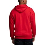 Fruit of the Loom Men’s Eversoft Fleece Sweatshirts & Hoodies, Full Zip-Red, Medium