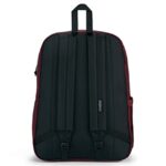 JanSport Superbreak Plus Backpack – Work, Travel, or Laptop Bookbag with Water Bottle Pocket, Russet Red