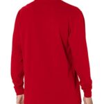 Dickies Men’s Long Sleeve Heavyweight Crew Neck, English Red, X-Large