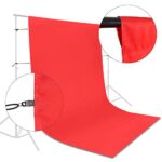 CIPAZEE Red Backdrop Photography Backgound – 6x10FT Photo Backdrop for Photoshoot Red Background Screen for Video Recording Picture Shooting