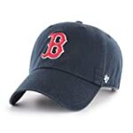 MLB Boston Red Sox Men’s ’47 Brand Home Clean Up Cap, Navy, One-Size (For Adults)